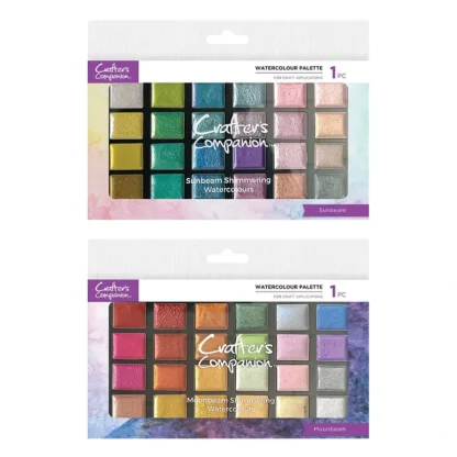 Crafter's Companion Shimmer Watercolour Palette Collection - Little Painter Art | Exploring the Endless Possibilities of Art Best