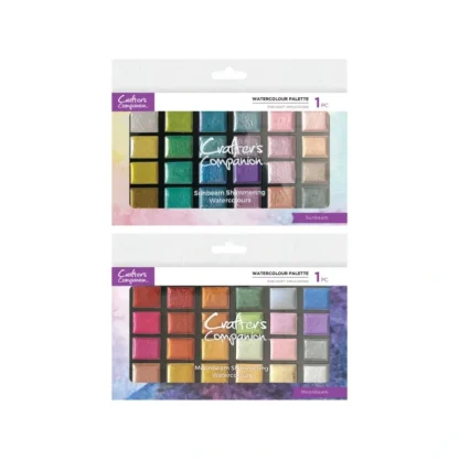 Crafter's Companion Shimmer Watercolour Palette Duo - Little Painter Art | Exploring the Endless Possibilities of Art Cheap