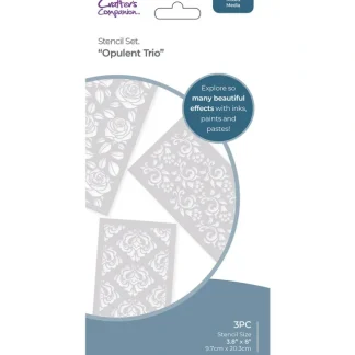 Crafter's Companion Stencil Set- Opulent Trio - Little Painter Art | Exploring the Endless Possibilities of Art New