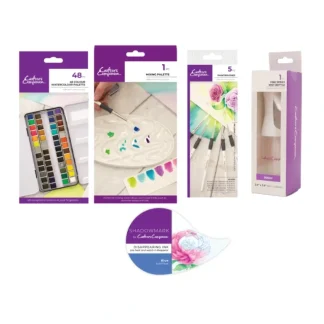 Crafter's Companion Watercolour Palette with Accessories Collection - Little Painter Art | Exploring the Endless Possibilities of Art Outlet