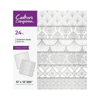 Crafters Companion 12x12 Paper Pad - Everyday Pearl Resist Pad - Little Painter Art | Exploring the Endless Possibilities of Art Outlet