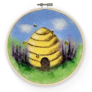 Crafty Kit Co. Needle Felting Kit - Beehive - Little Painter Art | Exploring the Endless Possibilities of Art Fashion