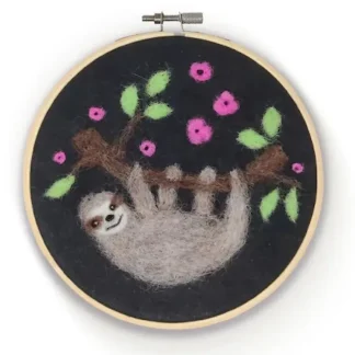 Crafty Kit Co. Needle Felting Kit - Sloth - Little Painter Art | Exploring the Endless Possibilities of Art Online