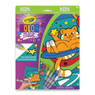 Crayola Color Magic Neon Paper & Marker Set - Cosmic Cats - Little Painter Art | Exploring the Endless Possibilities of Art Outlet