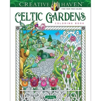Creative Haven Colouring Book - Celtic Gardens - Little Painter Art | Exploring the Endless Possibilities of Art Shop