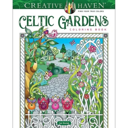 Creative Haven Colouring Book - Celtic Gardens - Little Painter Art | Exploring the Endless Possibilities of Art Shop