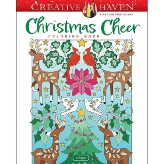 Creative Haven Colouring Book - Christmas Cheer - Little Painter Art | Exploring the Endless Possibilities of Art Sale