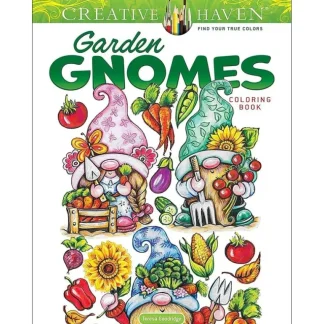Creative Haven Colouring Book - Garden Gnomes - Little Painter Art | Exploring the Endless Possibilities of Art Outlet