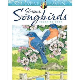 Creative Haven Colouring Book - Glorious Songbirds - Little Painter Art | Exploring the Endless Possibilities of Art Cheap