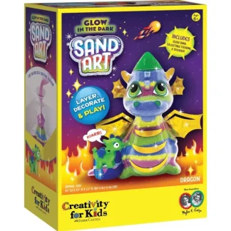 Creativity for Kids Glow in the Dark Sand Art Dragon - Little Painter Art | Exploring the Endless Possibilities of Art Online