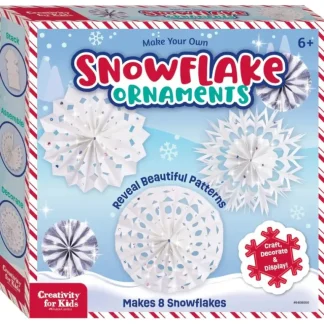Creativity for Kids Make Your Own Snowflake Ornaments - Little Painter Art | Exploring the Endless Possibilities of Art Outlet