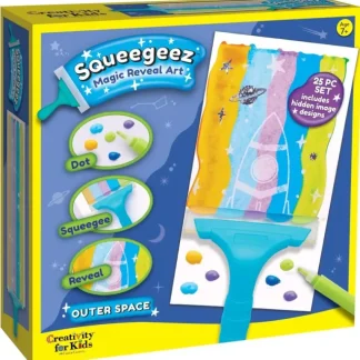 Creativity for Kids Squeegeez Magic Reveal Art Outer Space - Little Painter Art | Exploring the Endless Possibilities of Art New