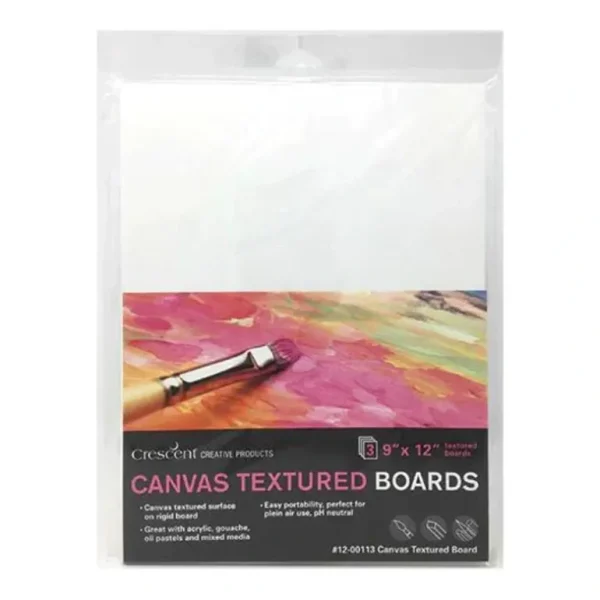 Crescent Canvas Board 9"x12" Medium Weight 3pk - Little Painter Art | Exploring the Endless Possibilities of Art New