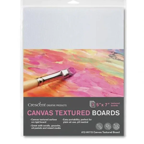 Crescent Canvas Board 5"x7" Medium Weight 3pk - Little Painter Art | Exploring the Endless Possibilities of Art Cheap
