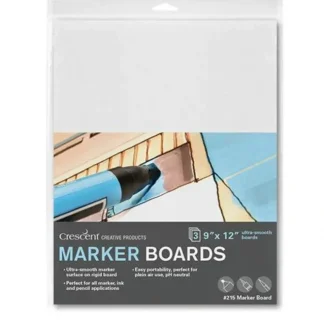 Crescent Marker Board 3pk 9"x12" - Little Painter Art | Exploring the Endless Possibilities of Art Fashion