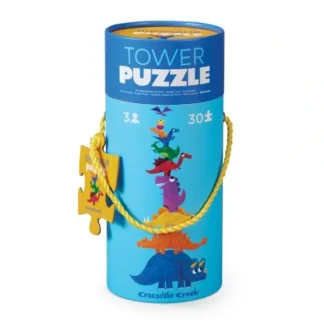 Crocodile Creek 30pc Tower Puzzle - Dinosaur - Little Painter Art | Exploring the Endless Possibilities of Art Hot