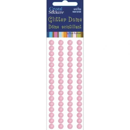 Crystal Stickers Glitter Domes - Pink - Little Painter Art | Exploring the Endless Possibilities of Art Shop