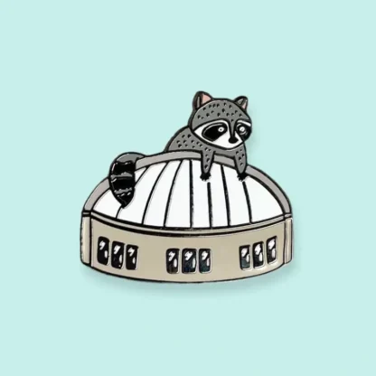 Crywolf Enamel Pin - Dome Raccoon - Little Painter Art | Exploring the Endless Possibilities of Art Best