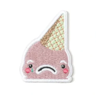 Crywolf Iron-On Patch - Sad Ice Cream - Little Painter Art | Exploring the Endless Possibilities of Art Best