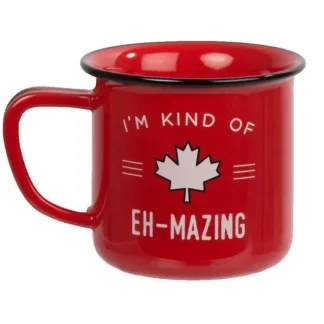 CTG Canada Souvenir Mug 15oz I'm Kind of Eh-mazing - Little Painter Art | Exploring the Endless Possibilities of Art New
