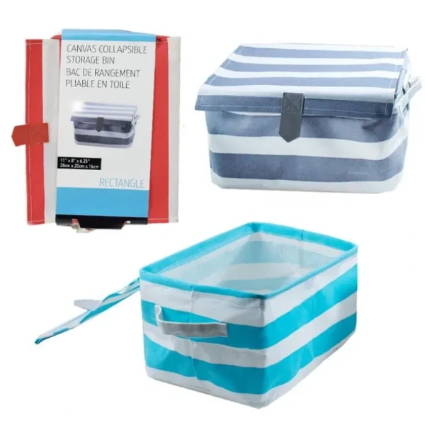 CTG Collapsible Canvas Storage Bin 11"x8" - Assorted Colours - Little Painter Art | Exploring the Endless Possibilities of Art Online