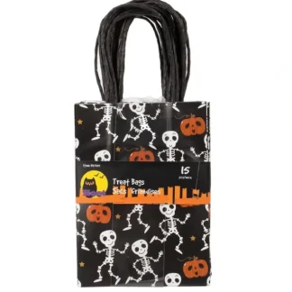 CTG Hoot Halloween Treat Bags 15pk - Trick-Or-Treat Skeletons - Little Painter Art | Exploring the Endless Possibilities of Art Clearance