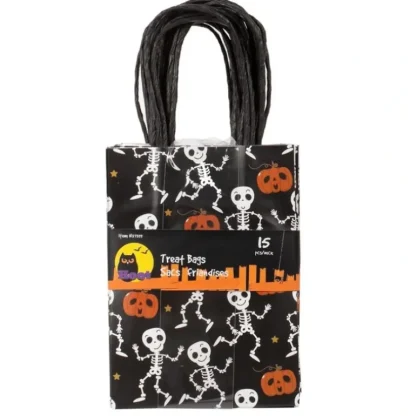 CTG Hoot Halloween Treat Bags 15pk - Trick-Or-Treat Skeletons - Little Painter Art | Exploring the Endless Possibilities of Art Clearance