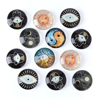 CTG Round Glass Magnet - New Age, Assorted - Little Painter Art | Exploring the Endless Possibilities of Art Hot
