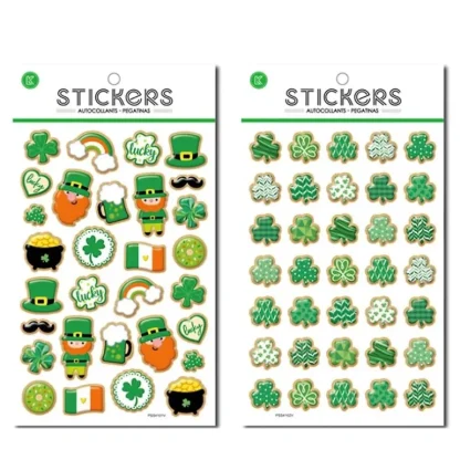 CTG St. Patrick's Day Pop-Up Stickers, Assorted - Little Painter Art | Exploring the Endless Possibilities of Art Shop