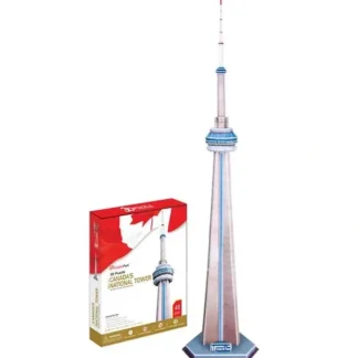 CubicFun 48pc 3D Puzzle - CN Tower - Little Painter Art | Exploring the Endless Possibilities of Art Best