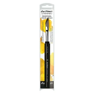 da Vinci Series 1597 CASANEO Watercolour Slant Travel Brush #10 - Little Painter Art | Exploring the Endless Possibilities of Art New