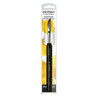 da Vinci Series 1597 CASANEO Watercolour Slant Travel Brush #10 - Little Painter Art | Exploring the Endless Possibilities of Art New
