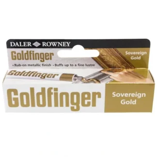 Daler Rowney Goldfinger Rub-On Metallic Finish 22mL Sovereign Gold - Little Painter Art | Exploring the Endless Possibilities of Art Flash Sale