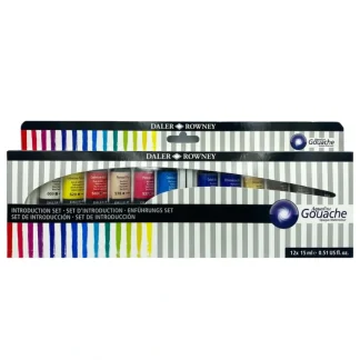 Daler-Rowney Aquafine Gouache Introduction Set - 12 x 15ml - Little Painter Art | Exploring the Endless Possibilities of Art Sale