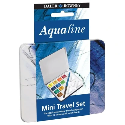 Daler-Rowney Aquafine Mini Travel Set - METAL TIN - Little Painter Art | Exploring the Endless Possibilities of Art Online