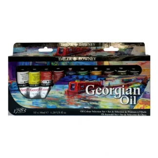 Daler-Rowney Georgian Oil Selection Set - 10 x 38ml Tubes - Little Painter Art | Exploring the Endless Possibilities of Art Cheap