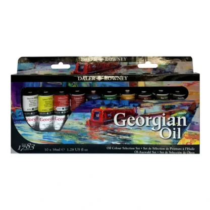 Daler-Rowney Georgian Oil Selection Set - 10 x 38ml Tubes - Little Painter Art | Exploring the Endless Possibilities of Art Cheap