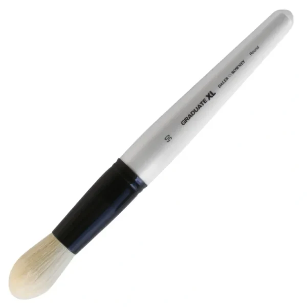 Daler-Rowney Graduate XL Brush White Bristle Round - Size 50 - Little Painter Art | Exploring the Endless Possibilities of Art Outlet