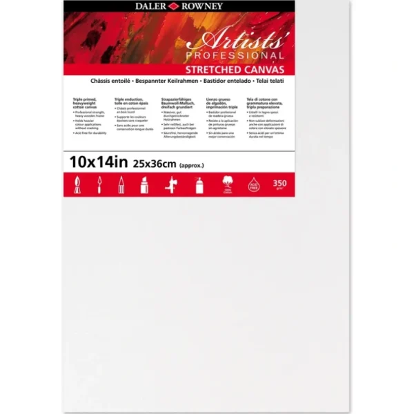 Daler-Rowney Premium Artists Stretched Canvas - Standard profile - Multi Packs - Little Painter Art | Exploring the Endless Possibilities of Art New