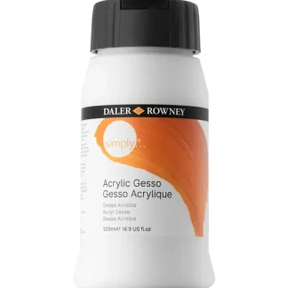 Daler-Rowney Simply Acrylic Gesso - 500ml - Little Painter Art | Exploring the Endless Possibilities of Art Fashion