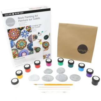 Daler-Rowney Simply Rock Painting Art Creative Set - Little Painter Art | Exploring the Endless Possibilities of Art New