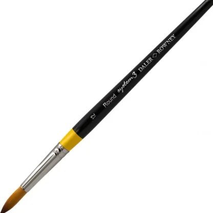 Daler-Rowney System3 - Short Handled Round Brushes - SY85 - Little Painter Art | Exploring the Endless Possibilities of Art Cheap