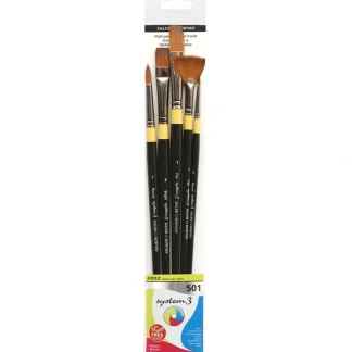 Daler-Rowney System3 Acrylic Brush Wallet (501) - Little Painter Art | Exploring the Endless Possibilities of Art Shop