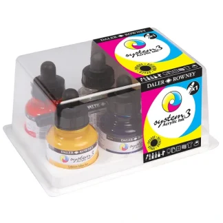Daler-Rowney System3 Acrylic Ink Intro Set - Little Painter Art | Exploring the Endless Possibilities of Art Sale