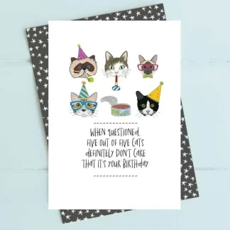 Dandelion Stationery Birthday Greeting Card, Cats - Little Painter Art | Exploring the Endless Possibilities of Art Cheap