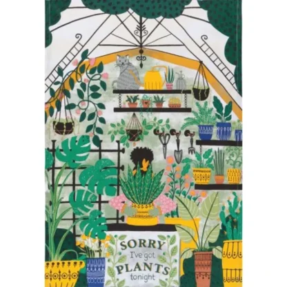 Danica Jubilee Dishtowel - Plants Tonight - Little Painter Art | Exploring the Endless Possibilities of Art Flash Sale