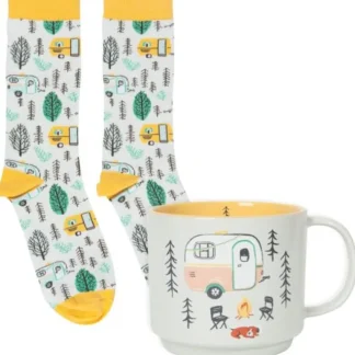Danica Jubilee Mug & Socks Set - Happy Camper - Little Painter Art | Exploring the Endless Possibilities of Art New
