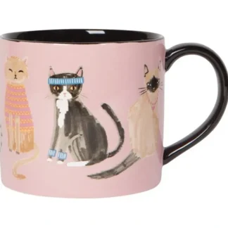 Danica Jubilee 14oz Mug in Gift Box - Feline Fine - Little Painter Art | Exploring the Endless Possibilities of Art Outlet