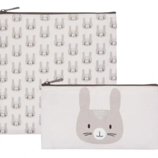 Danica Jubilee Snack Bags Set of 2 - Bunny Rabbit - Little Painter Art | Exploring the Endless Possibilities of Art Discount