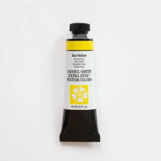 Daniel Smith Watercolor 15ml Extra Fine Azo Yellow 3 - Little Painter Art | Exploring the Endless Possibilities of Art Fashion